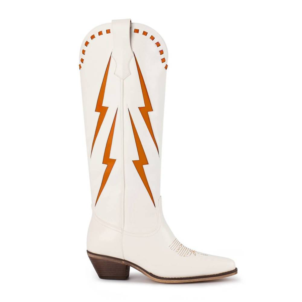 NEW MARFA BOOTS women's the magnolia cowboy boot in orange